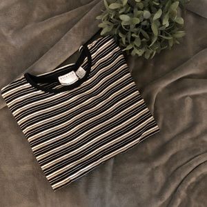 Long sleeve striped top
